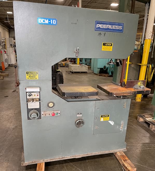 PEERLESS Vertical Band Saw, Model DCM-10,